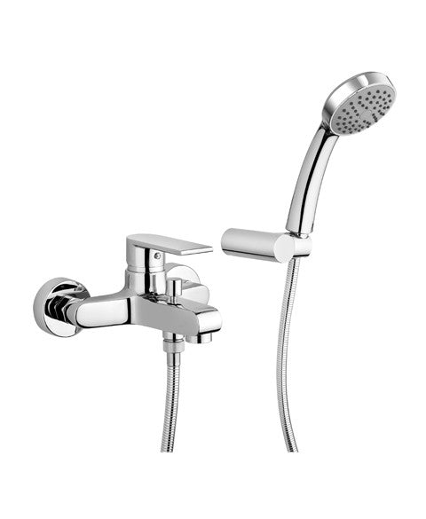 MISCELATORE Monocomando Vasca C/flessibile e doccetta ATLANTIC cromo ARGO ACC330/01