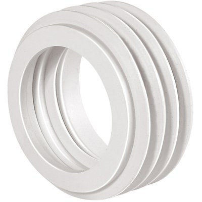 Morsetto Guarnizione Gomma Bianca per WC - Canotto Ø55mm x Ø40/44mm