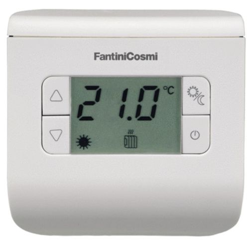 TERMOSTATO BIANCO A 2 BATTERIE AAA 1,5 V FANTINI COSMI CH110