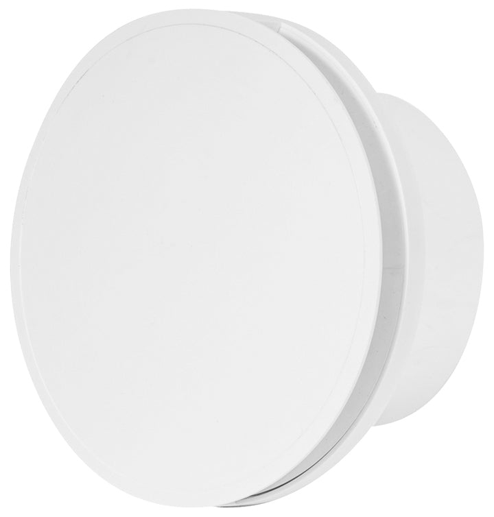 ASPIRATORE ELICOIDALE DECORATIVO ø150 C/TIMER 150m³h BIANCO TONDO ST