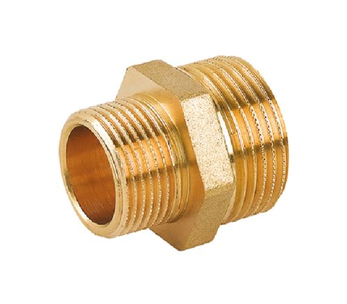 NIPLES RIDOTTO IN OTTONE GIALLO 3/8" × 1/2" ICMA 811211ACAD05