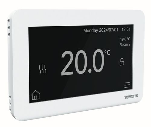 CRONOTERMOSTATO BTK-ST03 RF A SCHERMO BIANCO WATTS P08916