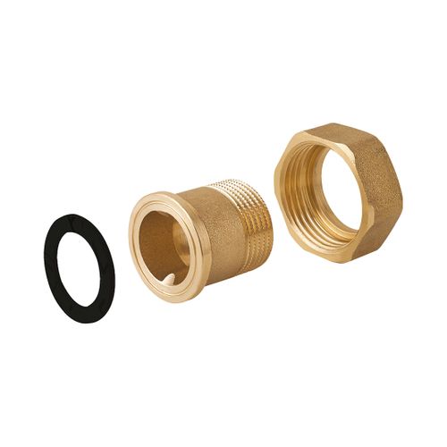 BOCCHETTONE IN OTTONE GIALLO S/PIANA 3/4"–1" MASCHIO-FEMMINA ICMA 82792AE05