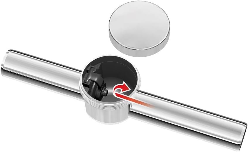 VALVOLA ANTIRIFLUSSO PER SIFONE ORIZZONTALE CROMO MASCHIO ø32 X 25Cm