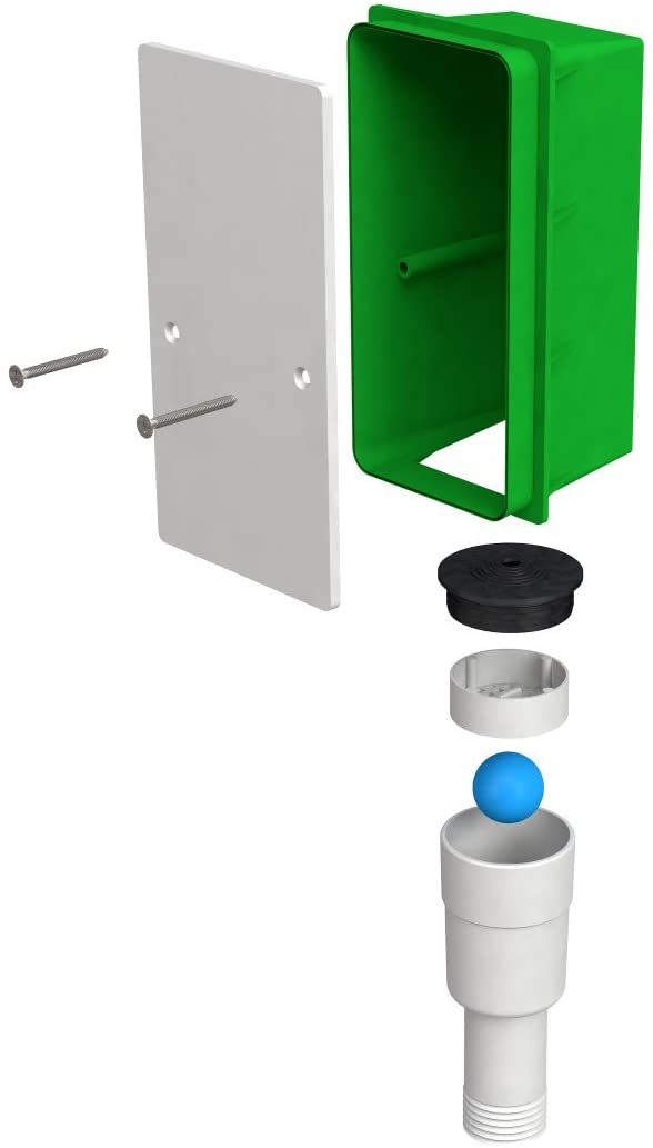 Bonomini 7840EC32B0 Sifone Secco Scarico condensa Bianco/Verde