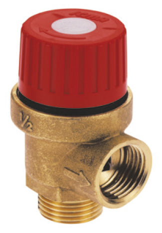 Valvola di sicurezza a membrana ordinaria da 1/2 MF 6 BAR