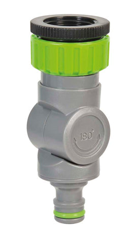 Raccordo Rubinetto Snodato Verdemax - Attacco 3/4" e 1", Inclinazione 180°