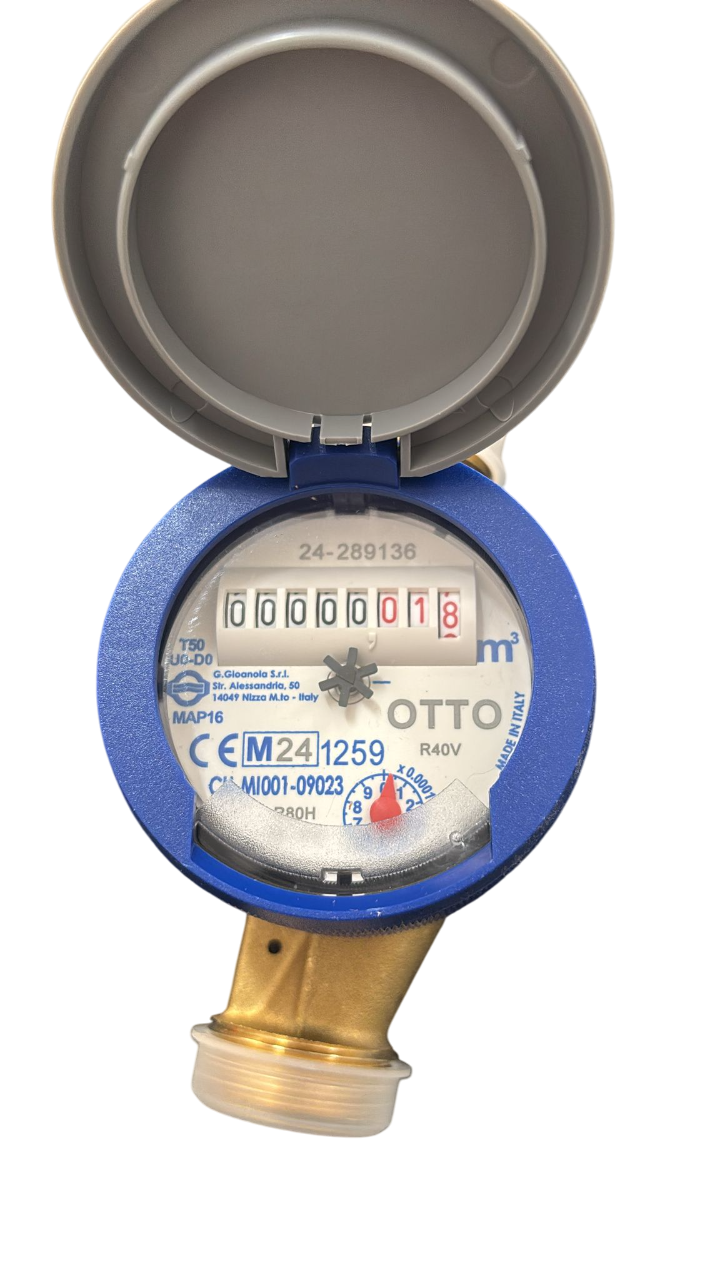 Contatore per Acqua Gioanola da 3/4 asciutto USF OTTO-F/20 Q3 4,0 R80 130 T50 C/COP