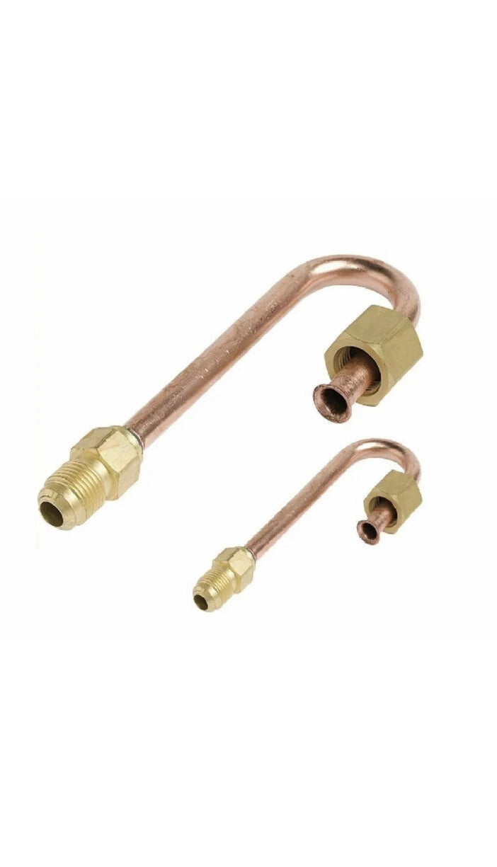 Kit Raccordi Inversione Tubi Climatizzatori 1/4" 3/8" - Rame e Ottone