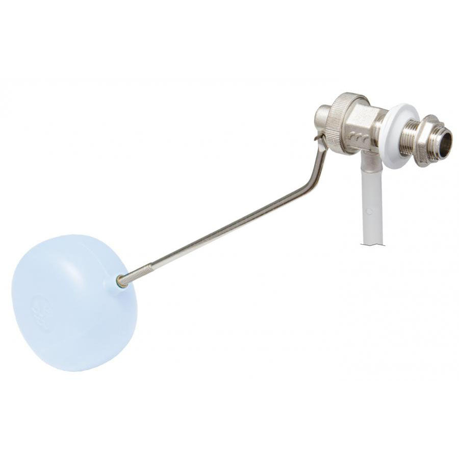 Galleggiante rubinetto silenzioso 1/2" con sfera Ø90 per cassette WC