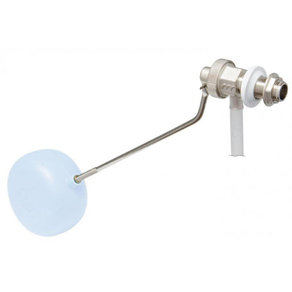 Galleggiante rubinetto silenzioso 1/2" con sfera Ø90 per cassette WC