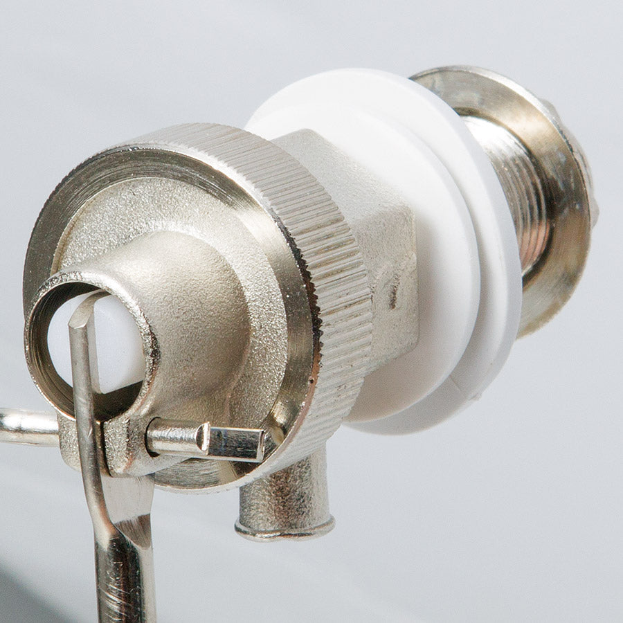 Galleggiante rubinetto silenzioso 1/2" con sfera Ø90 per cassette WC