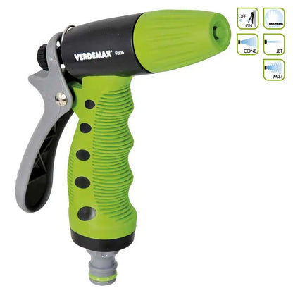 Pistola a Spruzzo Regolabile Verdemax - 9506 - 3 Tipi di Getto