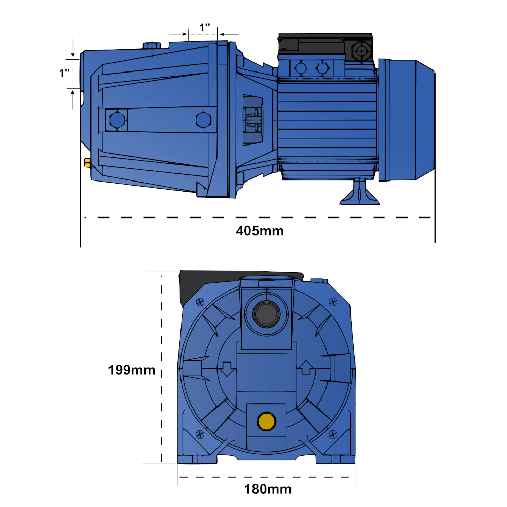Elettropompa Autoadescante EBARA AGA/E 2,00 Hp - 1,5 kW Monofase cod. 1110200000E
