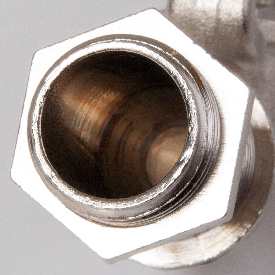 Galleggiante 5 coppiglie in ottone 3/8" con sfera Ø90 e asta piatta