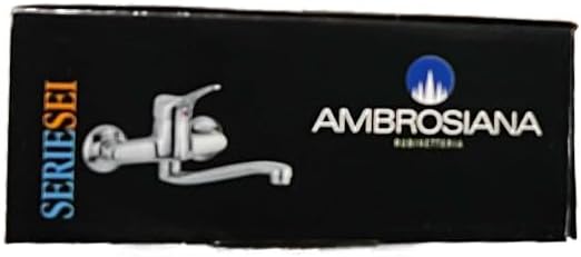 Ambrosiana SEI14040000 Rubinetto Miscelatore Doccia Esterno, Cromo