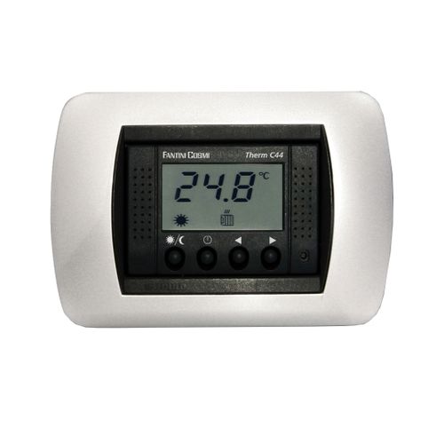 TERMOSTATO DA INCASSO CON DISPLAY BIANCO FANTINI COSMI C44B