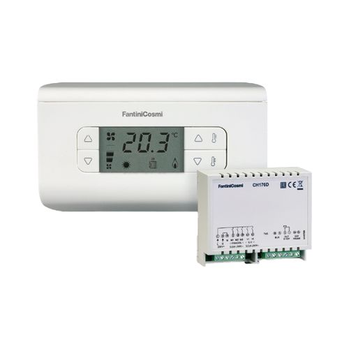 TERMOSTATO PER FANCOIL CON ATTUATORE A RELÈ REMOTO FANTINI COSMI CH130ARR2