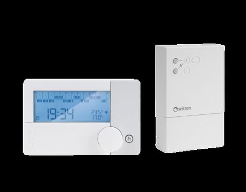 KIT RADIO CRONOTERMOSTATO FREETIME EVO SENZA FILI SEITRON KCR007