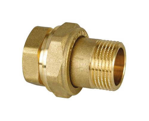 BOCCHETTONE IN OTTONE GIALLO MASCHIO-FEMMINA 1"
