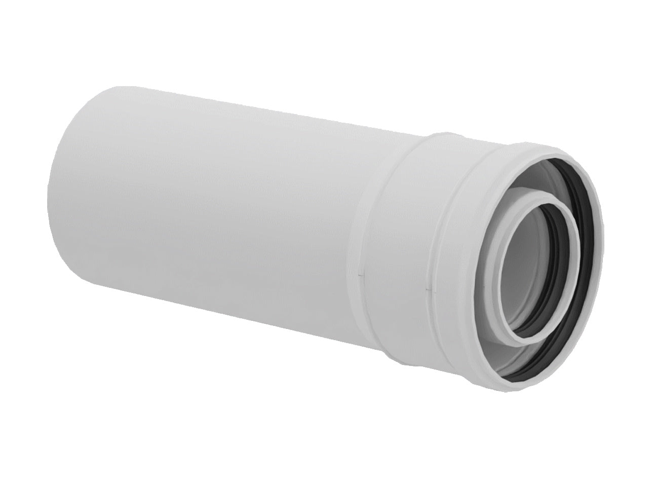 Prolunga tubo coassiale M/F per caldaia a condensazione 1 metro 60/100