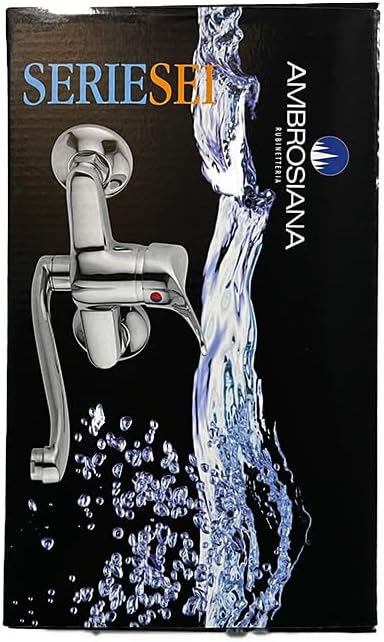 Ambrosiana SEI14040000 Rubinetto Miscelatore Doccia Esterno, Cromo
