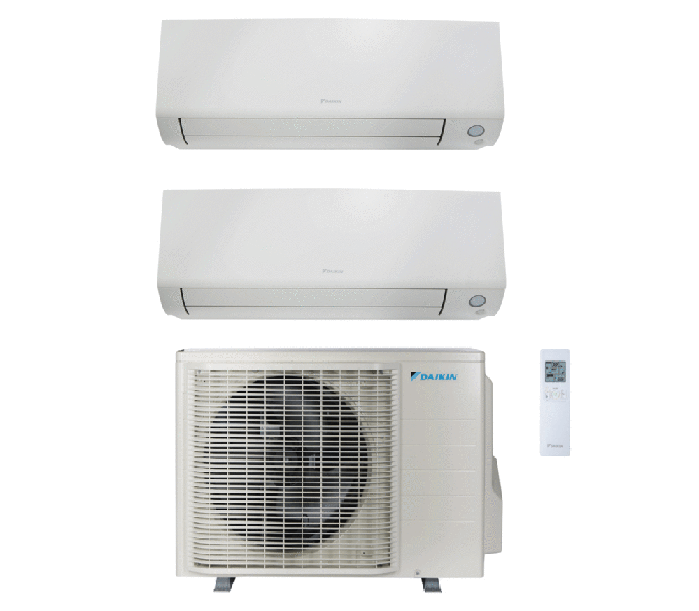 Condizionatore Daikin Perfera All Seasons DUAL SPLIT 12000+12000 BTU R32 Inverter A+++ WiFi FTXM25A+FTXM25A+2MXM50A