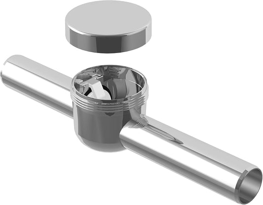 VALVOLA ANTIRIFLUSSO PER SIFONE ORIZZONTALE CROMO MASCHIO ø32 X 25Cm
