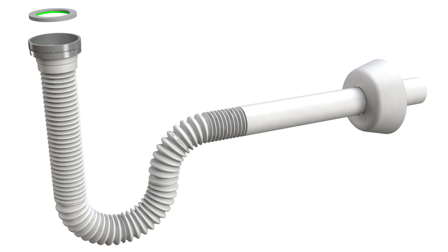 Bonomini 2814OT54B7 Sifone Cromato Estensibile 1¼" Ø32×230mm Lavabo Bidet