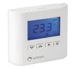TERMOSTATO AMBIENTE ON/OFF LCD 230 V SEITRON TAD02M