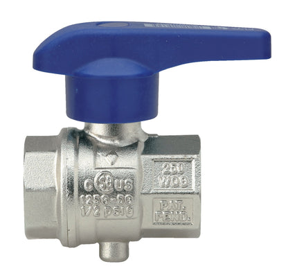 Valvola a sfera MF con farfalla con sistema di regolazione Di Flusso 1" FF