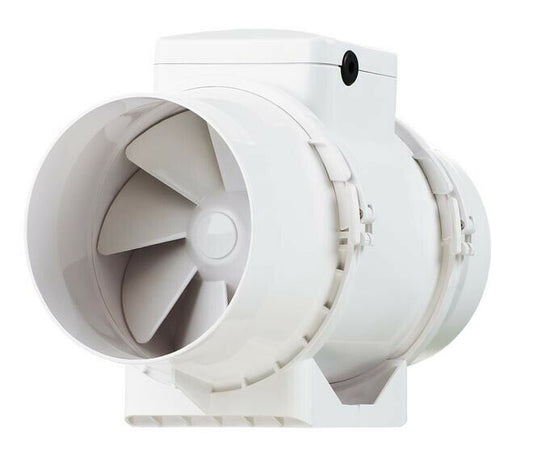 ECOCLIMA Ø125s 320m3/h CIRCULAR DUCT INLINE FAN ASPIRATOR