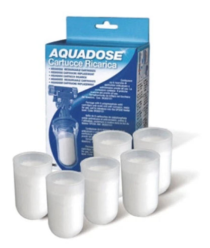 CARTUCCE DI POLIFOSFATO PER FILTRO CALDAIA COMPATTO RICARICA 6 PZ UNIVERSALE