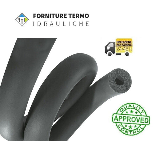 TUBO ISOLANTE 13X28 mm ISOLENE CELLULE CHIUSE PER TUBI IN RAME E ZINCATI ASTE DA 2 METRI